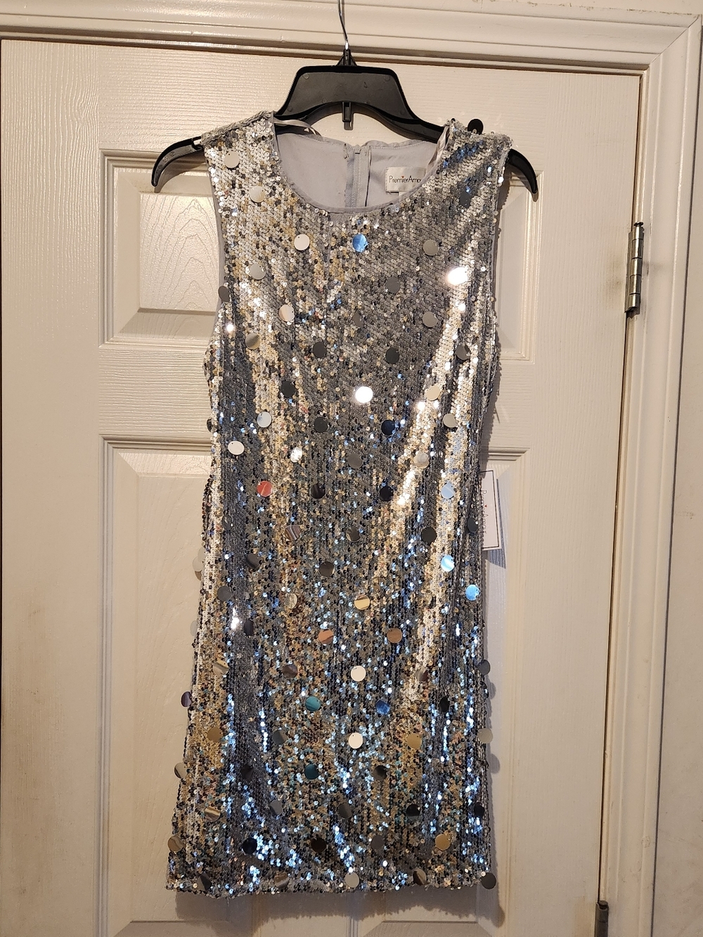 Silver Sequin Party Dress. Brand New. Never Worn.